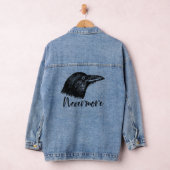 Raven Hoofd met NOOITMEER Denim Jacket (Hangar)
