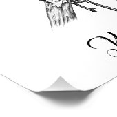 Raven houder van de sleutels foto afdruk (Hoek)