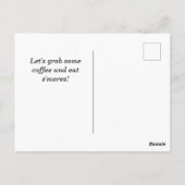 Raven Illustratie en gedicht samenvoegen Briefkaart (Achterkant)