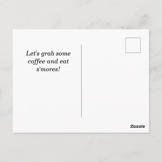 Raven Illustratie en gedicht samenvoegen Briefkaart (Achterkant)