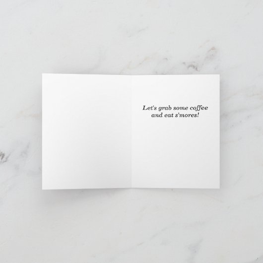 Raven Illustratie en gedicht samenvoegen Kaart (Binnen)