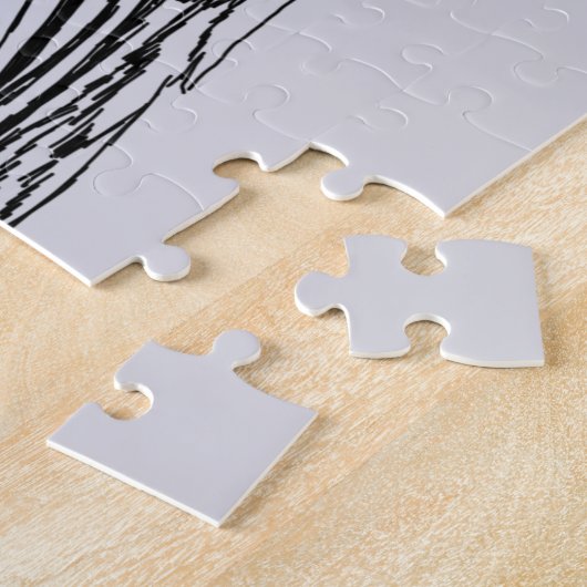 Raven Illustration Legpuzzel (Zijkant)