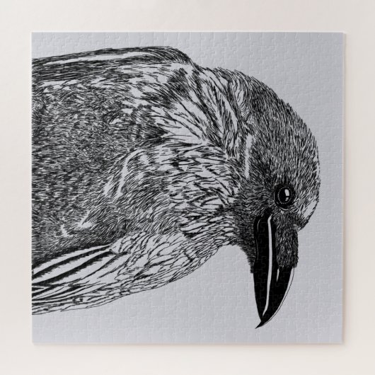 Raven Illustration Legpuzzel (Horizontaal)