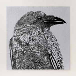 Raven Illustration Legpuzzel