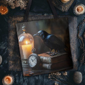 Raven in de bibliotheek tote bag