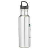 Raven in de midvlucht | Gothic-waterflesje Waterfles (Achterkant)