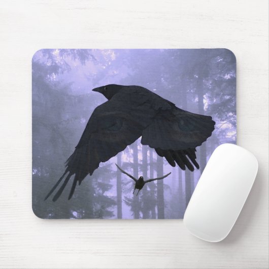 RAVEN IN DE MIST MUISMAT (Met muis)