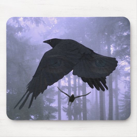 RAVEN IN DE MIST MUISMAT (Voorkant)