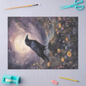 Raven in de Moonlight Waterverf Decoupage Tissuepapier (Craft)