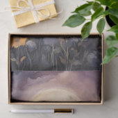 Raven in de Moonlight Waterverf Decoupage Tissuepapier (Geschenk)