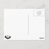 Raven in de nacht briefkaart (Achterkant)