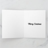 Raven in een kerstmuts kaart (Binnen)