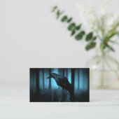 Raven in Forest Visitekaartje (Staand voorkant)