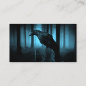 Raven in Forest Visitekaartje (Voorkant)