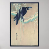 Raven in Snow Poster (Voorkant)