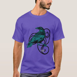 Raven in spiralen t-shirt