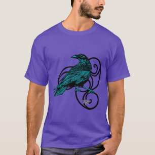 Raven in spiralen t-shirt