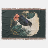 Raven in the Emerald Garden Deken (Voorkant)