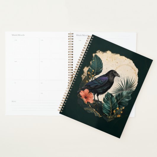 Raven in the Emerald Garden Planner (Display)
