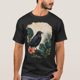 Raven in the Emerald Garden T-shirt