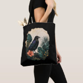 Raven in the Emerald Garden Tote Bag (Dichtbij)