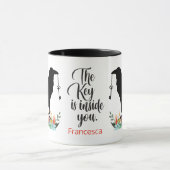 Raven Inspirerend - Spirit Animal Totem Mok (Midden)