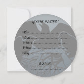 Raven Invitations Personalized Native Art Kaart (Achterkant)