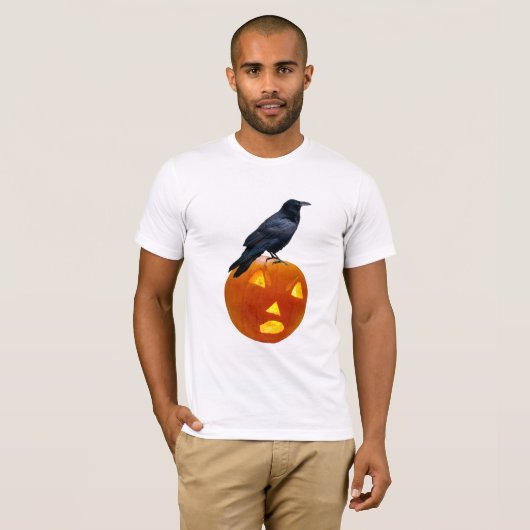 Raven Jack-o-Lantern T-Shirt (Voorkant volledig)