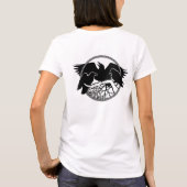 Raven Jacket Women's Raven/Crow Art Jacket T-shirt (Achterkant)