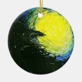 Raven Keramisch Ornament (Voorkant)