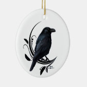 Raven Keramisch Ornament (Rechts)