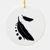 Raven Keramisch Ornament (Achterkant)