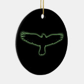 Raven Keramisch Ornament (Rechts)
