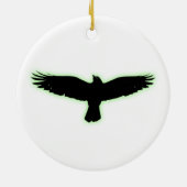 Raven Keramisch Ornament (Achterkant)