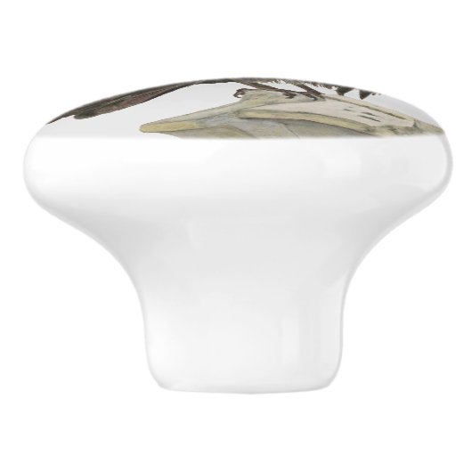 Raven Keramische Knop (Zijkant)