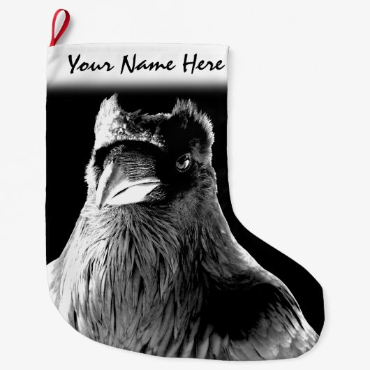 Raven-kerststaart Raven Stocking past zich aan Grote Kerstsok (Voorkant)