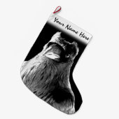 Raven-kerststaart Raven Stocking past zich aan Grote Kerstsok (Voorkant (Hangend))