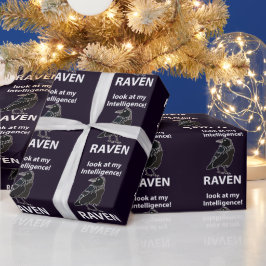 Raven kijk naar mijn intelligentie Raven Cadeaupapier