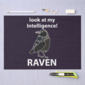 Raven kijk naar mijn intelligentie Raven Tissuepapier (Craft)
