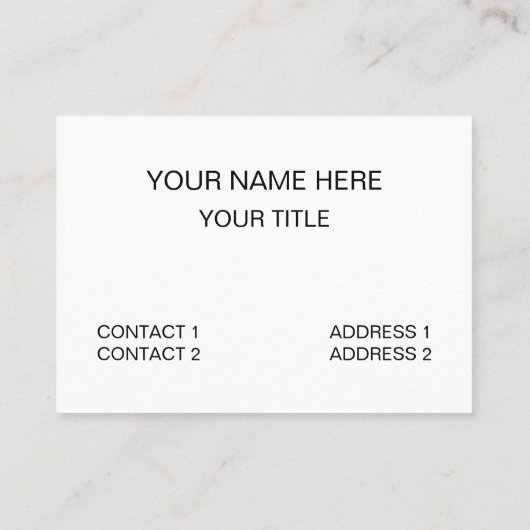 Raven kijk naar mijn intelligentie Raven Visitekaartje (Achterkant)