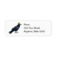Raven King Retouradreslabels