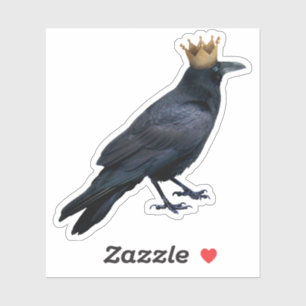 Raven King Sticker
