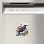 Raven Kleurrijke Bloemenkunst Magneet (Insitu (Vaatwasser))