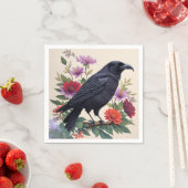 Raven Kleurrijke Bloemenkunst Servet (Insitu)