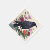 Raven Kleurrijke Bloemenkunst Servet (Hoek)