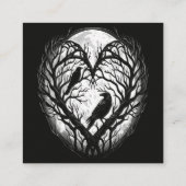 Raven Kraai Hart Boom Informatiekaartje (Achterkant)