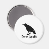 Raven krankzinnige magneet (Voorkant / Achterkant)