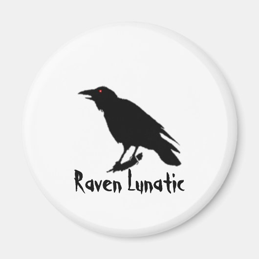 Raven krankzinnige magneet (Voorkant)