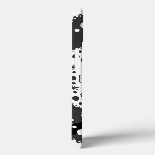 Raven Lace Name B & W & Grey Gothic Case-Mate iPhone Case (Achterkant / Rechts)