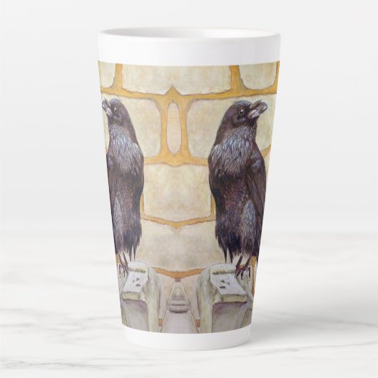 Raven Latte Mok (Voorkant)